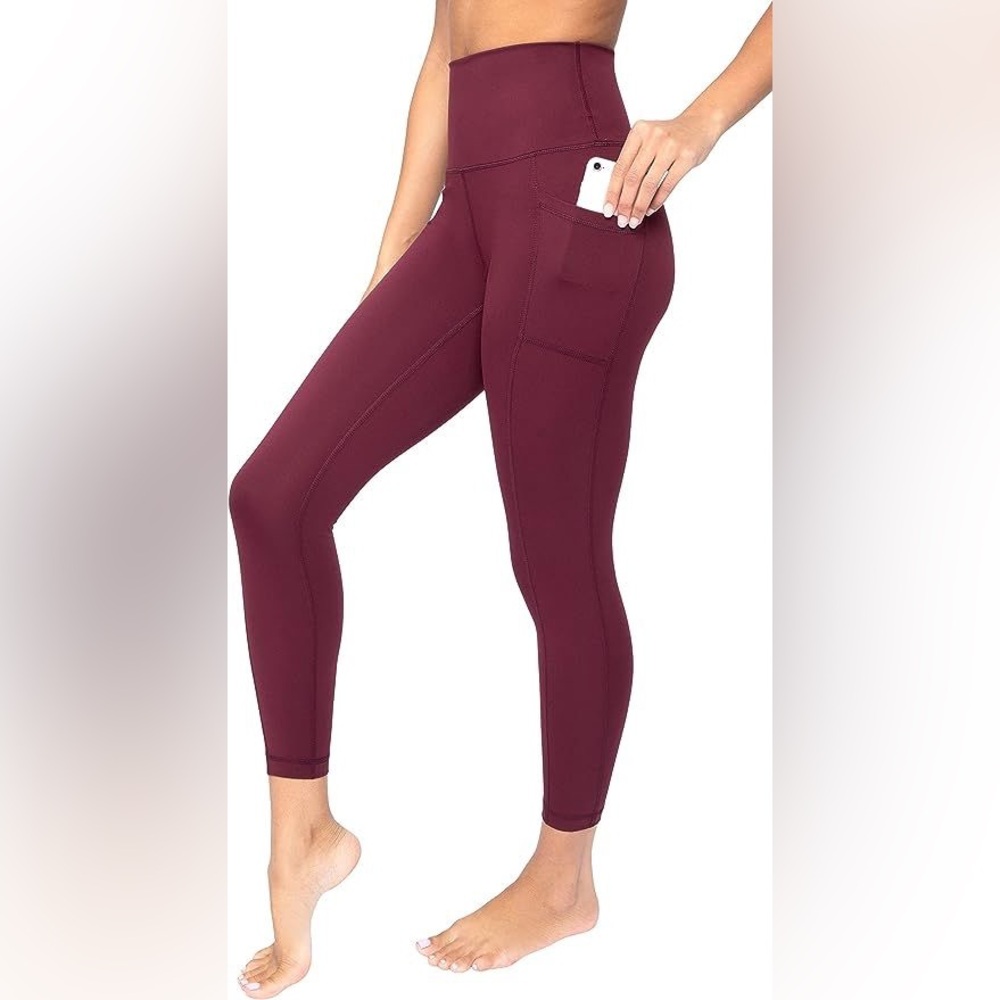 Yogalicious Lux Burgundy Leggings